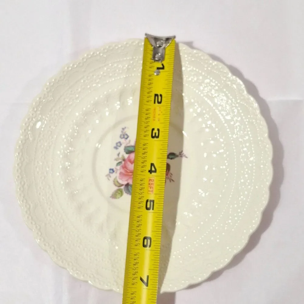 2 VTG Spode's Jewel Copeland Billingsley Rose 7 1/8 